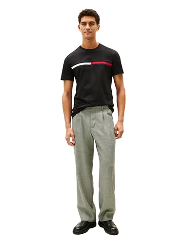 Tommy Hilfiger Men's Short Sleeve Signature Stripe Graphic T-shirt