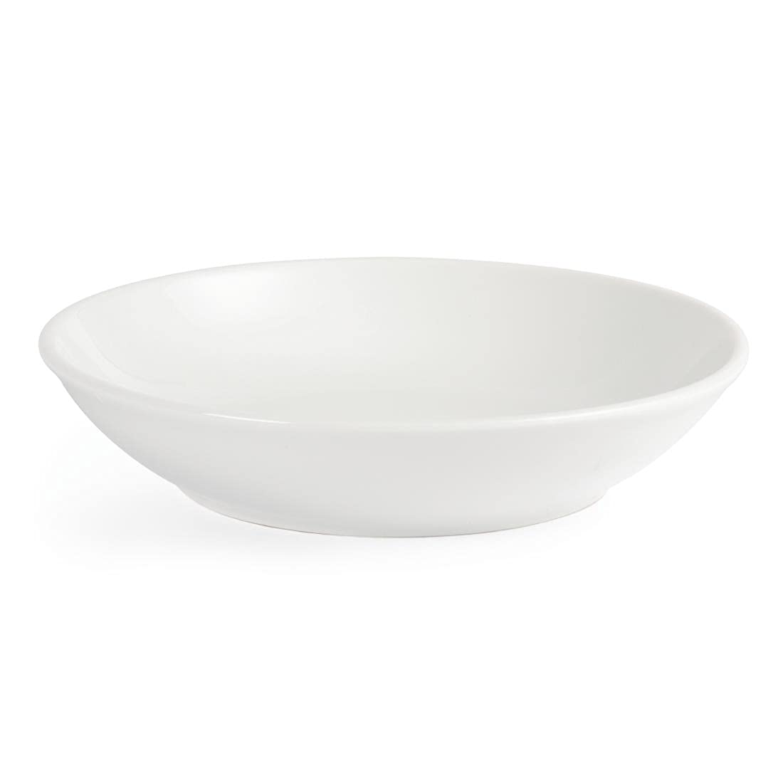 Olympia Whiteware Deep Service Plates 200mm Vitrified Porcelain 6pc, Wit, 200 mm - Image 3