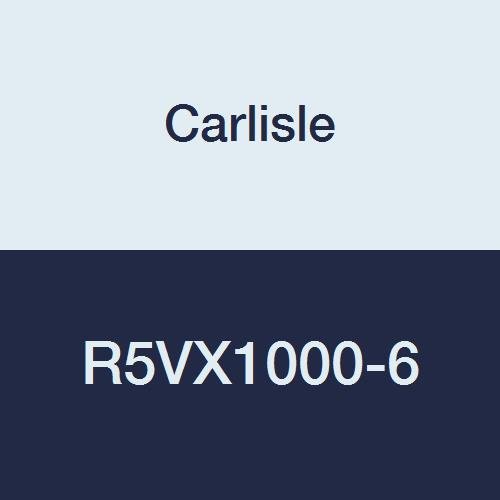 Carlisle R5VX1000-6 Rubber Power-Wedge Cog-Band Banded Belt, 6 Bands, 5/8