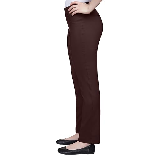 Ruby Rd. Womens Womens Mid-Rise Pull-on Straight Solar Millennium Tech Pant4