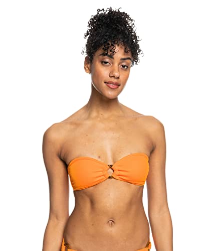 Roxy Color Jam Bandeau pour vos journées plage en bikini orange M