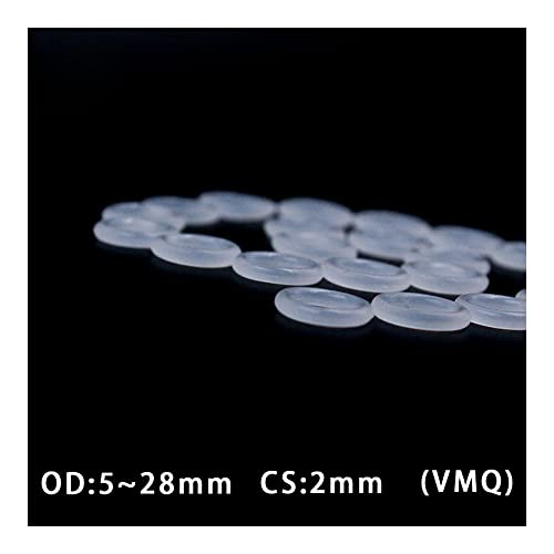 Gomma bianca vmq o guarnizioni anelli di spessore