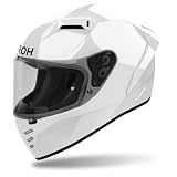 Airoh Connor Full Face Motorcycle Helmet (Gloss White - X-Large)