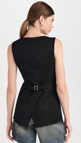 English Factory Women's Linen Waistcoat Top3