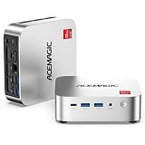 ACEMAGIC K1 Mini PC AMD Ryzen R2544 8GB DDR4 256GB SSD Mini Computers (Turbo 3.7GHz), Win 11 Pro Radeon 4K Triple Display Desktop Computers 3.2USB-C Max 28W, VESA GbE/WiFi/BT Education/Business Office