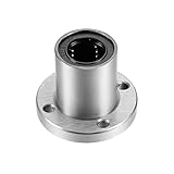 uxcell LM20UU Round Flange Linear Ball Bearings, 20mm Bore Dia, 32mm OD, 42mm Length 1Pcs
