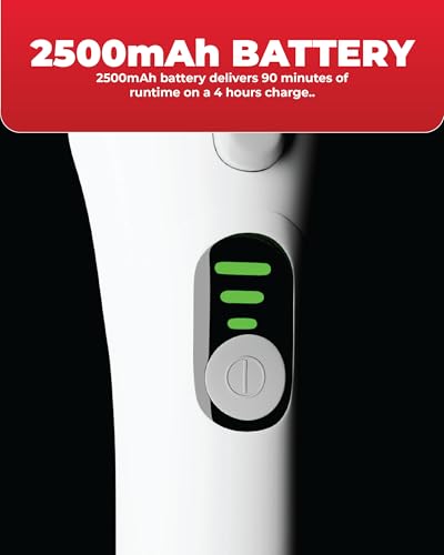Image of TIRON THS Electric Hand Scrubber, 2500 mAh Battery, 90 mins Runtime, 16Kg Torque for Powerful Scrubbing, Suitable for Cleaning Edges, Corners, Countertops, Platforms, Door & Window Sills