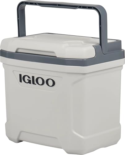 Image of Igloos Cooler Hard-Sided Ice Chest, Insulated Portable Cooler, Heavy-Duty, Leak-Resistant Lid, Lightweight Ergonomic Handle