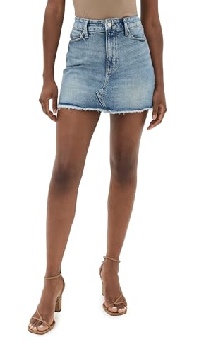 Good American Women's Denim Uniform Mini Skirt