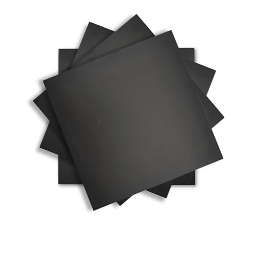 Lebrun Couverts - Lot de 4 Assiettes Ardoise Carrée - Parfait pour vos Planches Apéro ou vos...