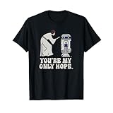 スターウォーズ レイア姫 R2-D2 You're My Only Hope レトロ Tシャツ
