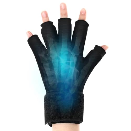 ABUBU Guante de Gel Terapia Frío Calor para Mano y muñeca, Reutilizable con Velcro, Alivio para Artritis, Tendinitis, Túnel Carpiano, Inflamación, Esguinces, Lesiones Deportivas y Dolor Muscular