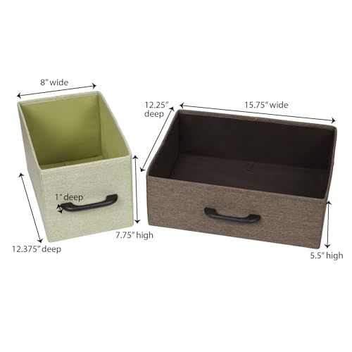 Household Essentials 8044-1 Victorian 8 Drawer Tower | Storage Dresser or Chest | Black