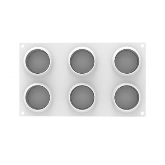 silikomart Silikonformen für Kuchen THE SLICE OF CITRUS 100 Einzelportionen 100 ml | Professionelle Mousse und Halbgefrorene Form mit Cutter für moderne Konditorei