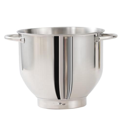 Aucma Cuenco mezclador de acero inoxidable de 7,5 L para batidora Aucma SM-1520N