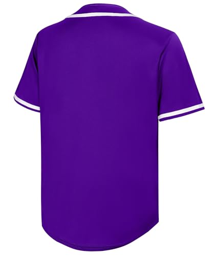 Camiseta de béisbol para hombre babyhealthy tamaño XX-Large color violeta miniatura 3