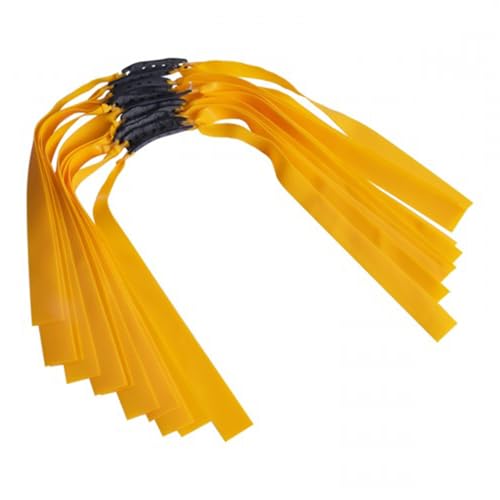Dokeno 12 Piezas Gomas para Tirachinas, Bandas Goma para Tirachinas Catapult Goma Elastica Plana Caza de Goma Cinturón de Goma Tirachinas Bandas de Goma para Juegos de Caza y Tiro