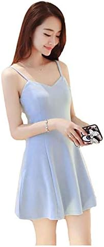 エージョン メーカー直売 レディース キャミソール ドレス ワンピース タンクトップ ノースリーブ ミニワンピース 修身 温泉 夏 シ ペチコート Aライン 可愛い 水着