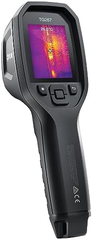 FLIR TG267 Thermal Imaging Camera with Bullseye Laser: Commercial Grade Infrared Camera for Building Inspection, HVAC and Electrical