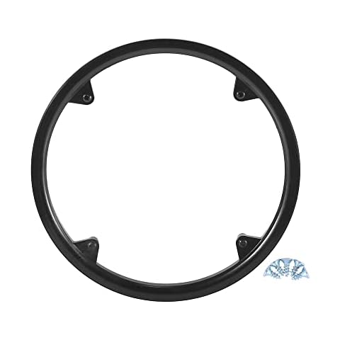 X AUTOHAUX 48 Zähne 12 cm Fahrrad Kurbelgarnitur Kettenradabdeckung Kettenradschutzhülle Schwarz Cover