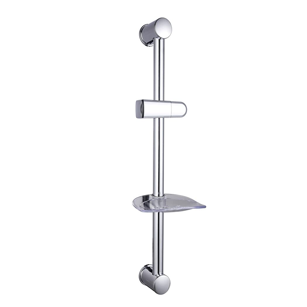 Étagère murale chromée salle de bain support douche inoxydable