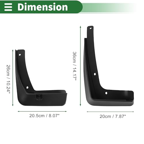 Image of Motoforti Mud Flaps Splash Guards Mud Guards for Hyundai IX35 2018-2020 W /Mount Accessories