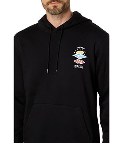 Rip Curl Search Icon Pullover Hoodie Black 2XL3