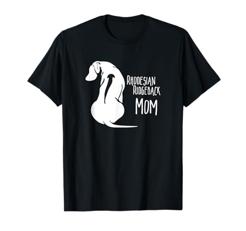 Un ottimo regalo per gli amanti dei cani e/o allevatori. Rhodesian Ridgeback Mom. Design originale Wilsigns.