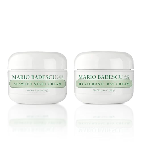 Mario Badescu Seaweed Night Cream for Women Anti Aging Oil-Free Moisturizer with Collagen &amp; Sodium Hyaluronate, Ideal for Combination