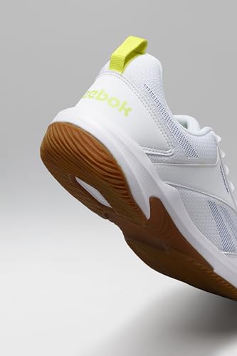 Image of Reebok Men's Badminton Shoes Cushioned Non-Marking Indoor Sports Shoes for Men | Lightweight Flexible Court Shoe | Badminton, Tennis & Indoor Sports | Courtflex M