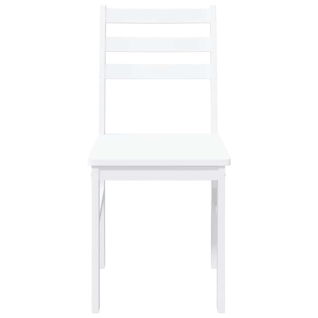 Lite drewno kauczukowe ergonomiczne Białe 2 szt.