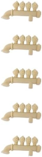 5Set Resin Firefighting Valve Simulation Fire Hydrant Mini Display Prop Length 41 21mm for Nautical Model Scene Decoration Parts(21x12x5mm)