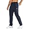 ZENWILL LightArmor Pantalones Deportivos Running Hombre Jogger Gimnasio Cremallera Bolsillo Elasticos Pantalon Chandal Largo(Azul Marino,L)