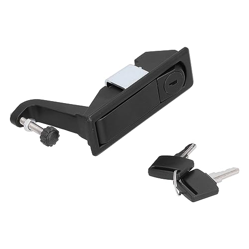 Image of Compression Latch Lock Powder Coated Zinc Alloy Adjustable Lever with Locking Trigger Lock for RV Marine Boat Cabinet