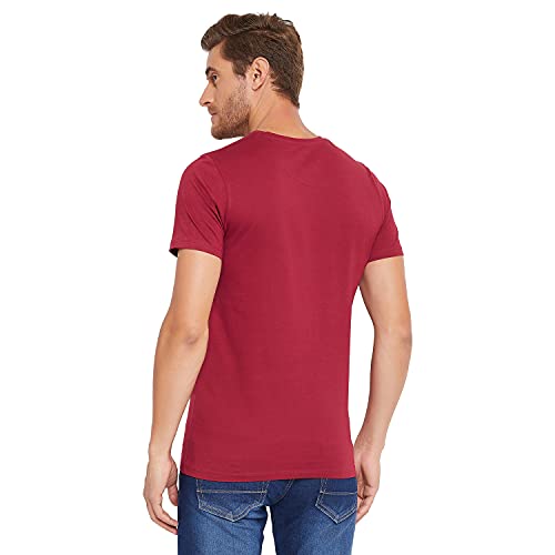Image of Marvel Men Round Neck Short Sleeves Knitted T-Shirt