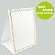 Magnetische Tisch-Desktop-Staffelei/Whiteboard mit 8 trocken abwischbaren Markern als Bonus. Doppelseitig und selbststehend (32 x 41 cm);