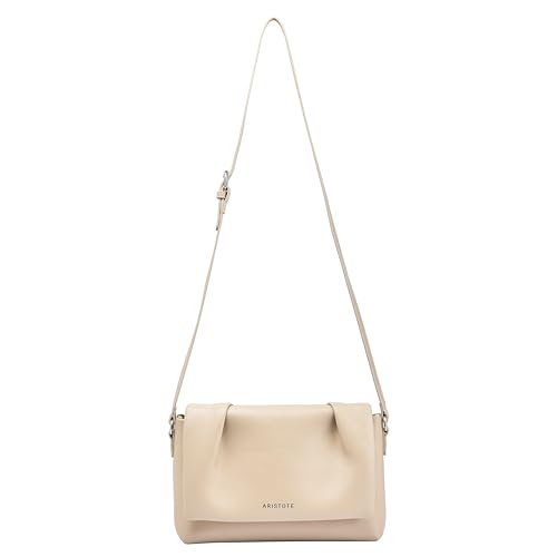 ARISTOTE Shoulder Bags Purses for Women, Hobo Tote Bag Crossbody Wallet with 2 Removable Strap 1 Cherry3