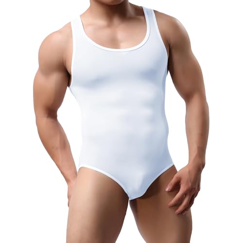 Jumpsuit athletic supporters anti-irritation QiaTi en maille respirante blanc M