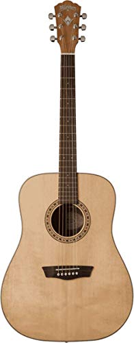 Guitare Washburn Folk Harvest D7S natural - Les Beatles, Paul McCartney, John Lennon, RIngo Starr, George Harrison Guitare Washburn Folk Harvest D7S natural