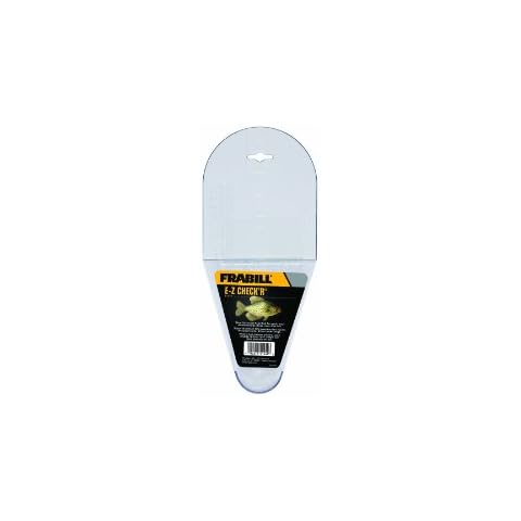 Frabill EZ Crappie Check'R Fish Measurer, Measures up to 12 In. Crappie Measuring Device, Quick and Easy Alternative to Fishing Measuring Tape, Durable Construction, Easy to Clean Cover