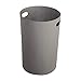 23 gal. Plastic Round Rigid Liner, Funnel, Black