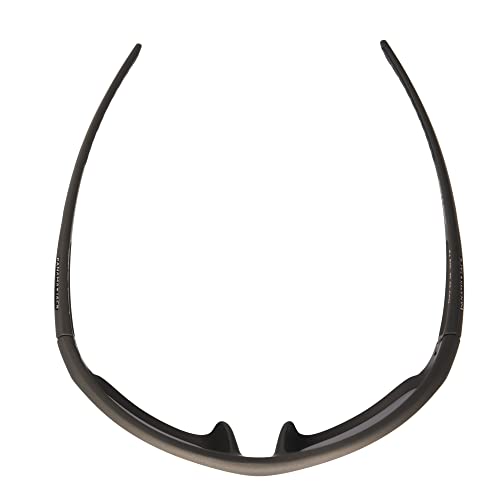 Panama Jack Men's Polarized Silver Flash Blade Sunglasses, Metallic Dark Gray, 684