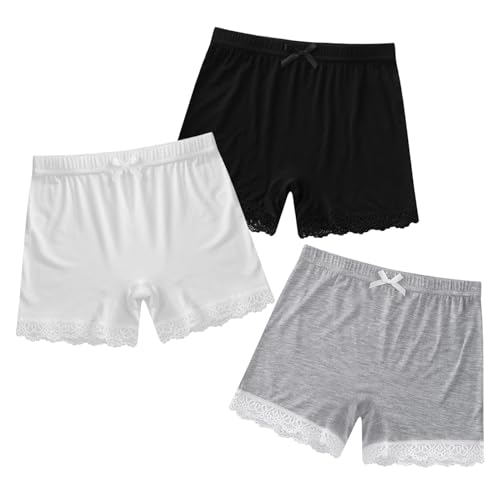 JEYPINMI Toddler Girls Assorted Boyshort 3 Packs Comfort Panties Briefs Hipster Underpants for 2-14Years3