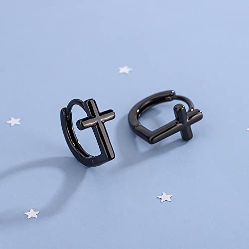 Créoles croix YXWYXWA en argent pour sublimer votre style quotidien et vos soirées