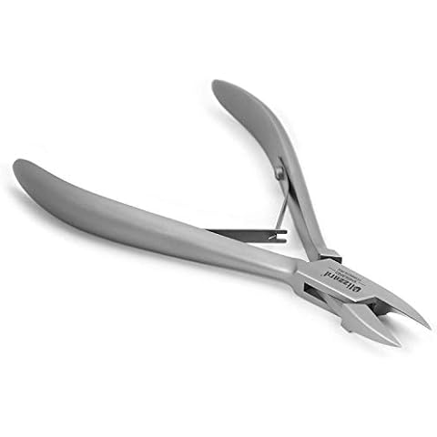 Ingrown Nail Clippers for Men with Ingrown Toenails – Blizzard Podiatrist Toenail Clipper Set German Forged (13cm - Straight Head - Smooth) Cover
