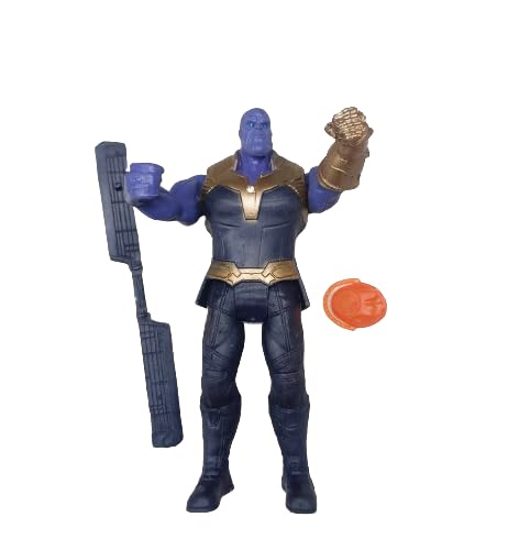 A Magical HUB 6-Inch Thor Action Figure Toys with Weapon & LED Light for Kids | Legends Infinity War End-Game Titan Super Heroes Series Action Figures Playset Toys Boys Girls(Thanos) (B0D8QDJ1Z1) Amazon Price History, Amazon Price Tracker
