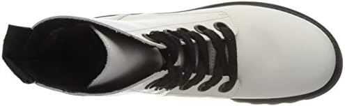 Fly London Women's Combat Boot, Offwhite, 5 | Image 4