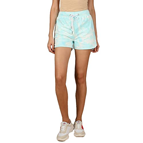 Image of by Shoppers Stop Regular Fit Thigh Length Cotton Womens Active Wear Shorts
