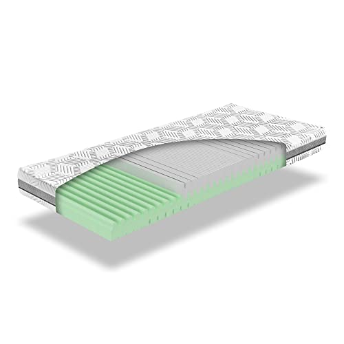 Matelas Mousse Froide Enfant Matelas Enfant Betten-ABC OrthoMatra Kidz - Mousse Froide, 120x200 Cm, Certifié Öko-Tex Matelas Enfant Orthomatra Kidz