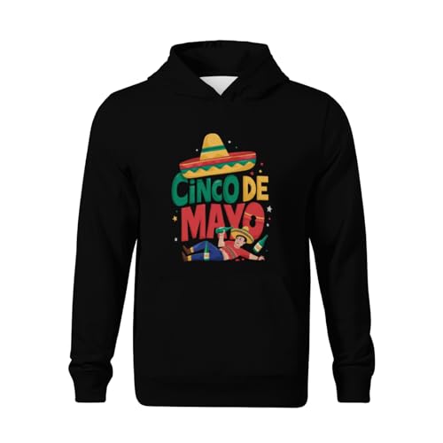 Kids Cinco de Mayo Mexican Funny Drunk Boys Girls Lightweight Kangaroo Pocket Fleece Hoodies2
